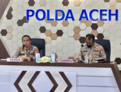 Jelang Hut Bhayangkara Ke 75, Wakapolda Aceh Gelar Rapat dengan Jajaran