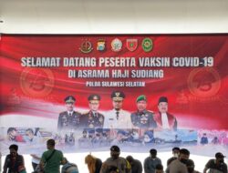 Dukung Program Sejuta Vaksin, Polda Sulsel Gelar vaksinasi Massal COVID-19 Gratis Untuk Rakyat