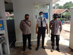 Kegiatan Unit Patroli Kontrol Objek Vital Bank BRI Unit Tanjungsari Di Wilayah Hukum Polsek Cikaum Dalam Rangka PPKM Mikro Kec. Cikaum