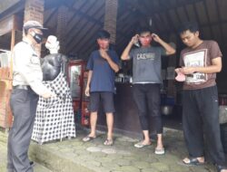 Giat Himbauan Protokol Kesehatan Berupa Disiplin Menggunakan Masker Kepada Masyarakat Dalam Rangka” Masyarakat Skala Mikro) Di Wilkum Polsek Cijambe