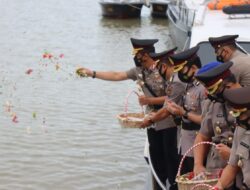 HUT Bhayangkara Ke-75, Wakapolda Aceh Pimpin Upacara Tabur Bunga di Mako Ditpolairud