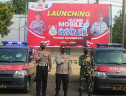 Percepat Vaksinasi, Polisi di Bojonegoro Meluncurkan Vaksin Mobile ASTUTI Sasar Warga Pelosok Desa