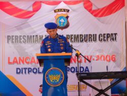 Kapolda Resmikan Kapal Pemburu Cepat (KPC) Lancang Kuning IV-2006 Dit Polair Polda Riau