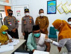 Vaksin Masal, Wilkum Polres Lhokseumawe, Seribuan Warga Sudah Divaksin