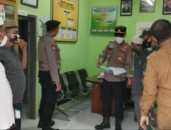 Personel Polres Lhokseumawe Cek Kesiapan PPKM Mikro di Meunasah Kuala Blang Mangat