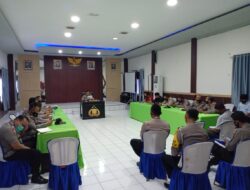 Wakapolres Sinjai Pimpin Rapat Internal Persiapan Hari Bhayangkara Ke-75.