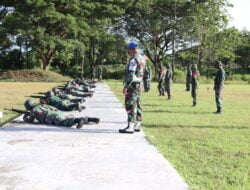 Kodim 1426/Takalar Kembali Gelar Latihan Menembak Senjata Ringan Triwulan II