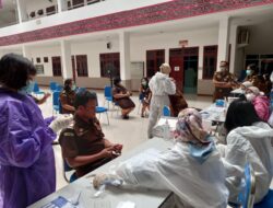 Antisipasi Penyebaran Virus, Kejati Sumut Kembali Lakukan Swab Antigen Covid-19