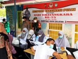 20 Ribu Masyarakat di Wilayah Hukum Polres Lhokseumawe Berhasil Divaksin