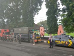 Kegiatan Patroli Gabungan Dalam Rangka PPKM Berbasis Mikro Di Wilayah Hukum Polres Subang