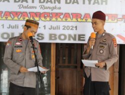 Lomba Da’I dan Da’iyah Warnai Semarak Hari Bhayangkara Ke-75 Polres Bone