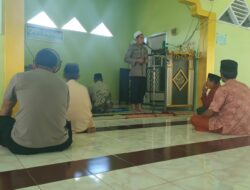 Melalui Ceramah di Masjid, Kanit Binmas Titipkan Pesan tentang Keamanan dan Ketertiban Masyarakat.