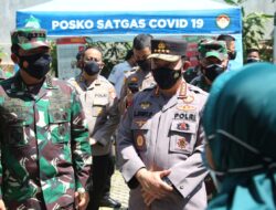 Hari Pertama PPKM Darurat, Kapolri Tinjau Penyekatan Hingga Vaksinasi Massal