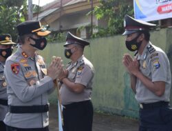 Kapolres Bone Pimpin Upacara Korps Rapor Kenaikan Pangkat Anggota Polri Periode 1 Juli 2021 Dengan Jumlah 45 Personel