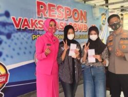 Dua Putri Kapolres Peserta Pertama Vaksinasi Usia Dini