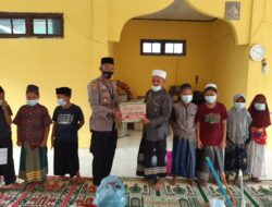 Kapolres Lhokseumawe Serahkan Bantuan ke Dayah Darul Aman Melalui Kapolsek Meurah Mulia