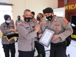 Aktif Pelaporan BLC, Tiga Personil Polres Lhokseumawe Dapat Penghargaan