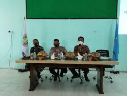 Kabag SDM Wakili Kapolres Sinjai Hadiri Rakor Persiapan PTM Terbatas di Kabupaten Sinjai.