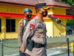 Pemberlakuan PPKM di Sulteng, Kapolres Buol Tekankan Prokes Saat Apel Pagi