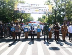 Kapolda bersama Forkompimda Jatim Buka Gerakan Lawan covid-19 di Tuban