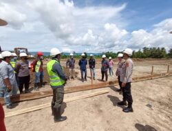 Kapolda Bersama Wkapolda Gorontalo Tinjau Langsung Progres Pembagunan  Rumah Sakit Bhayangkara