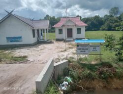 Rehab Kantor Perpustakaan Desa Luwuk Kiri, Diduga Tidak  Layak Dan Tidak Traspansi Ke  Aparat Pemerintah Setempat