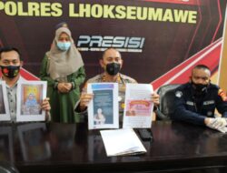 Polres Lhokseumawe Gelar Konferensi Pers Terkait Kasus Kerumunan