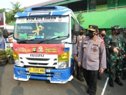 Kapolri Gelar Posko PPKM di Pasar, pastikan perekonomian dan protokol kesehatan berjalan.