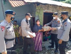 Polsek Medan Area Salurkan Bansos dari Polda Sumut