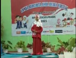 Lomba Bercerita, Jasmine Anak SDN-4 Banda Sakti Berhasil Masuk10 Besar Dari 42 Peserta.