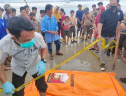 Satreskrim Olah TKP Penemuan Mayat dipantai Desa Batu-batu Kabupaten Simeulue,