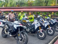 Bak Bikers, Kapolda Riau Kunjungan Kerja ke Inhil Gunakan Moge