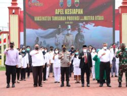 Polda Sumut Gelar Apel Kesiapan Vaksinator Tambahan