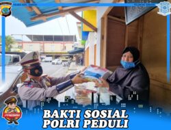 Bakti Sosial Bertajuk Polri Peduli Dengan Membagikan Sembako Kepada Pedagang Kami Lima Dan Pemulung Di TPA Kabupaten Kpl.Sangihe