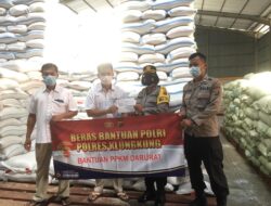 Beras Bantuan Polri Kepada Masyarakat Siap Didistribusikan