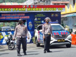 Kegiatan Himbauan dan Ajakan Kepada Masyarakat Untuk Mematuhi Protokol Kesehatan dan aturan PPKM MIikro