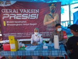 Dukung Program Pemerintah, Klinik Wira Bhayangkara Polres Gowa Gelar Vaksinasi Massal Tahap Ke II