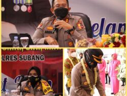 Kegiatan Serah Terima Jabatan Kapolres Subang Di Mako Polres Subang