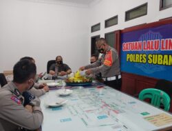 Kegiatan Kurvei Dilanjutkan Makan Nasi Tumpeng Bersama Personel Polres Subang