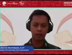 Ini Pesan Dandim 0103/Aceh Utara Sebagai Narasumber Kegiatan Webinar Yang Di Selenggarakan Oleh Kominfo Pusat