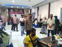 Wakapolres Sinjai Didampingi Kabag Ops Pantau Vaksinasi Merdeka Lipu Hari Ke-2