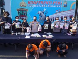 Satresnarkoba Polrestabes Surabaya,Berhasil Gagalkan Peredaran 13,4 Kg Sabu.