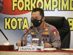 Pimpin Rapat Forkopimda Jayapura, Kapolri Tekankan Kesiapan PON dan Penanganan Covid-19