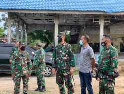 Damdim 0103/Aceh Utara Meninjau lokasi Dan Sasaran TNI Manunggal Masuk Desa Reguler Ke-112 di Kecamatan Muara Satu.