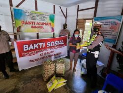 Bakti Sosial Bertajuk Polri Peduli Dalam Rangka HUT Kemerdekaan RI Ke 76 Dengan Memberikan Sembako Ke Panti Aasuhan Immanuel, Yayasan Lohoraung, dan Panti Asuhan Siti Maryam