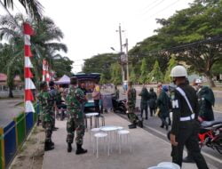 Tekan Penyebaran Covid-19 Personel Gabungan TNI – Polri Terus Laksanakan Operasi Yustisi.