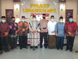 Kapolres Lhokseumawe Terima Kunjungan Ketua Pengurus Wilayah NU Aceh