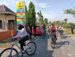 Wilayah teritorial Kodim 0817 Gresik,menjadi salah satu rute gowes favorit Pangdam V/Brawijaya.