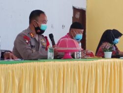 Terapkan PPKM Mikro Level 4 di Desa Duwamayo Cegah Covid-19, Polsek Bokat Siap Bersinergi dengan Muspika