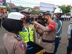 Kapolres Lhokseumawe Pimpin Apel Gelar Pasukan Operasi Patuh Seulawah-2021